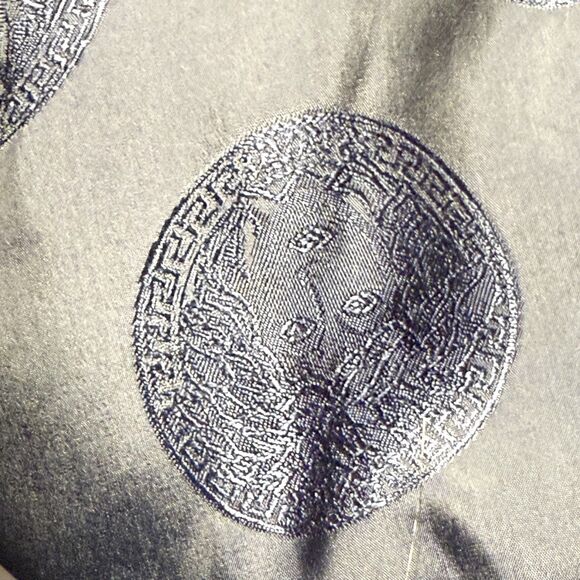 Vintage Gianni Versace Navy Pin Stripe  Wool Blazer Jacket Made in Italy Sz 44 - Picture 9 of 12